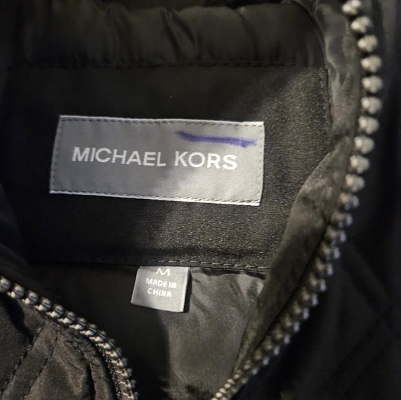 Men's midi heavyweight sz Medium hooded faux fur coat - Picture 2 of 6